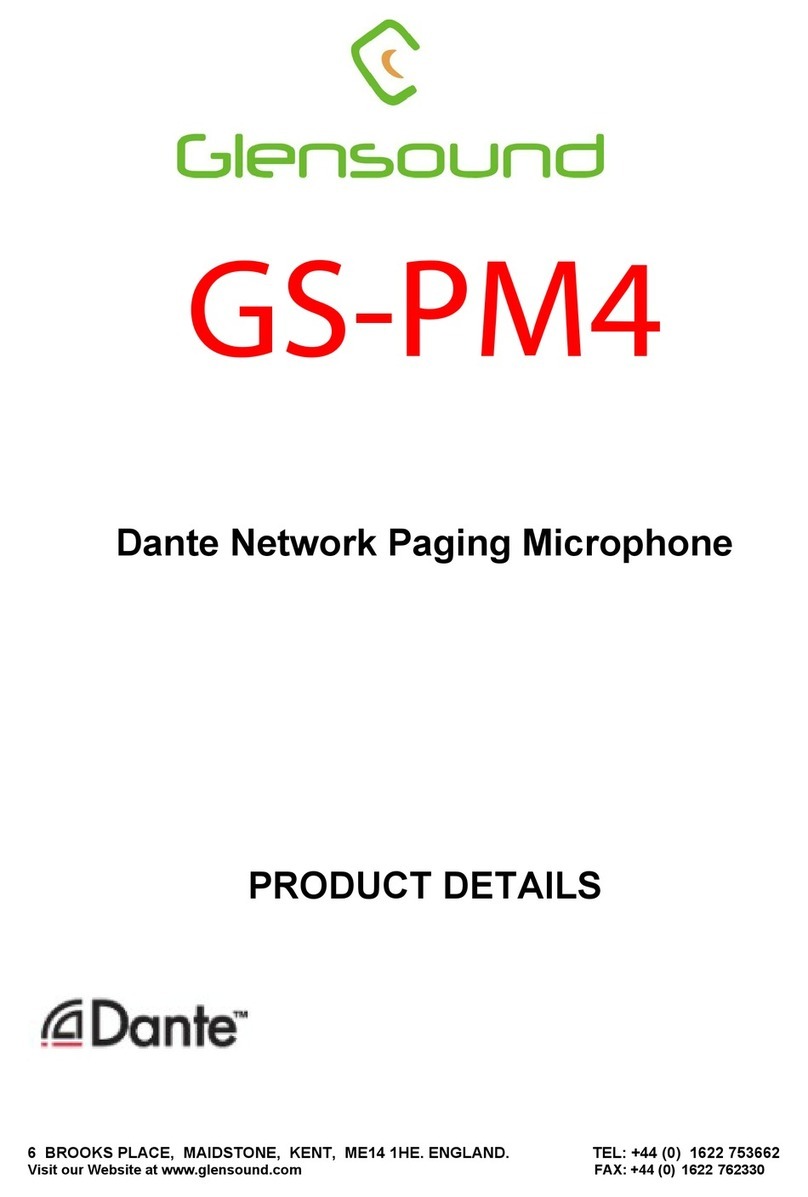 Glensound GS-PM4 User manual