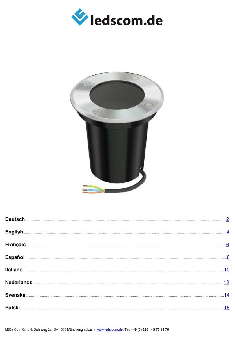 ledscom LC-EL-116 Assembly instructions