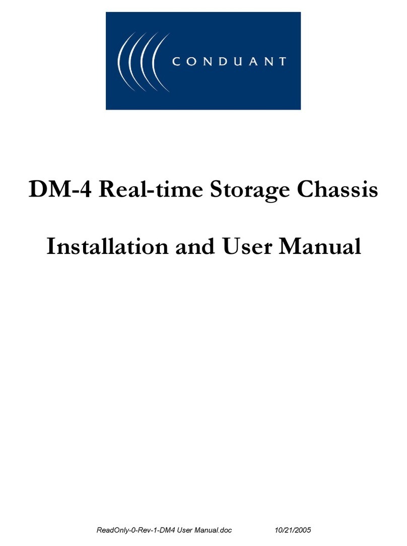 Conduant DM-4 Installation and user manual Conduant DM-4 Installation and user manual