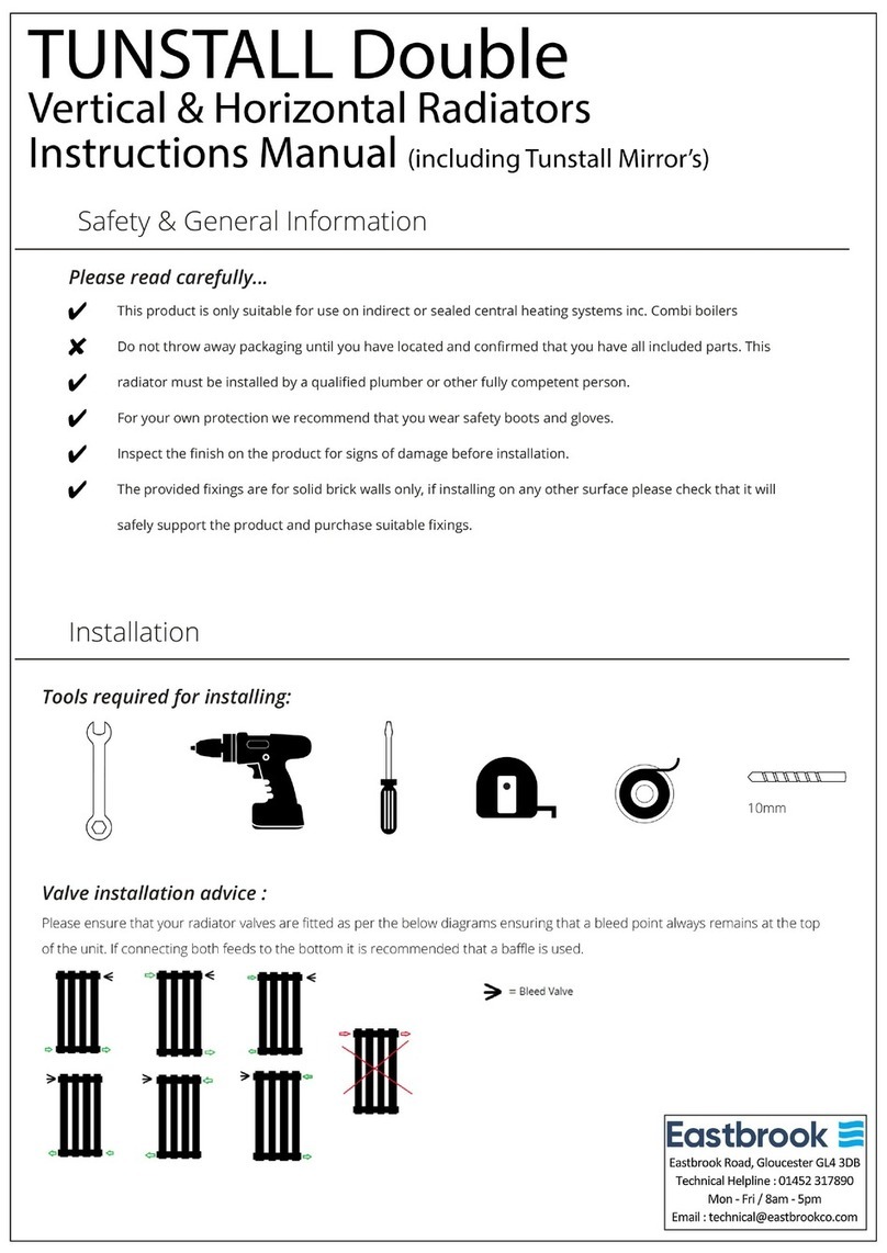 Eastbrook TUNSTALL Double instruction manual