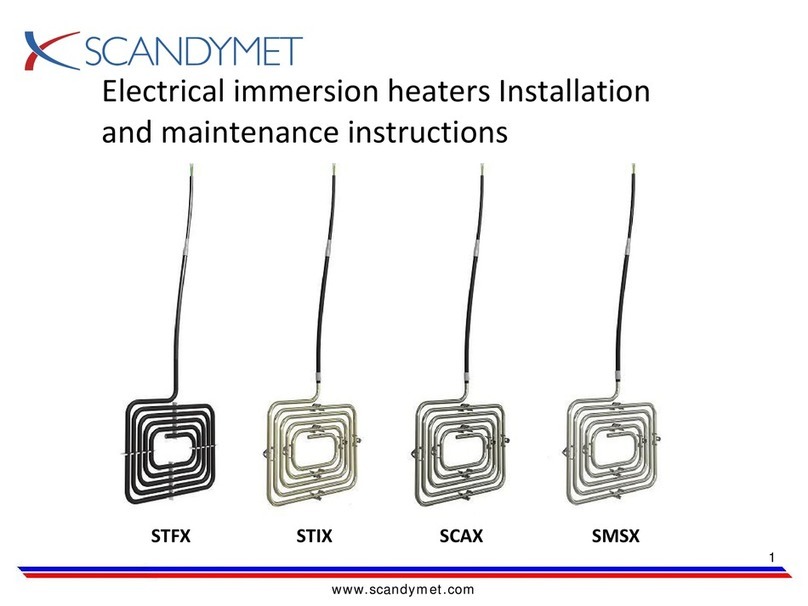 SCANDYMET STFX Installation and maintenance instructions