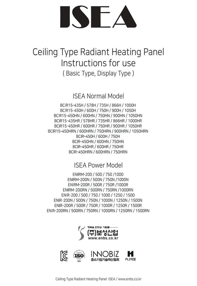 ISEA BCIR15-435H Instructions for use