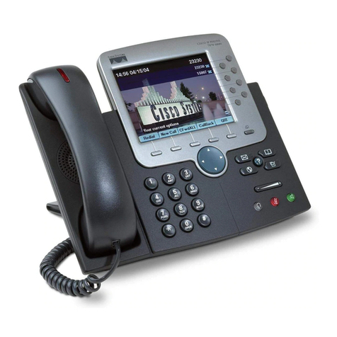 Cisco 7970 Series User manual Cisco 7970 Series User manual