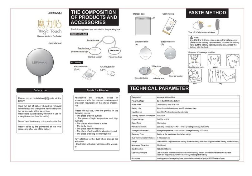 LERAVAN Magic Touch user manual