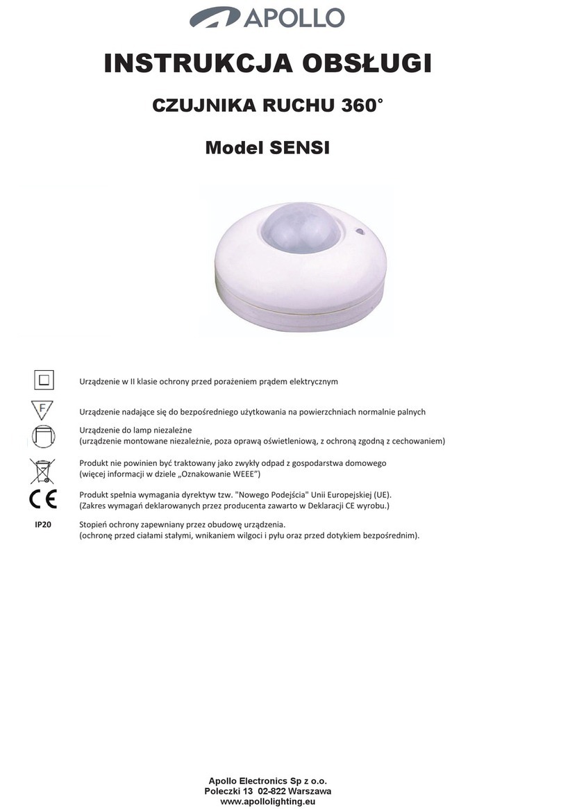 Apollo SENSI User manual