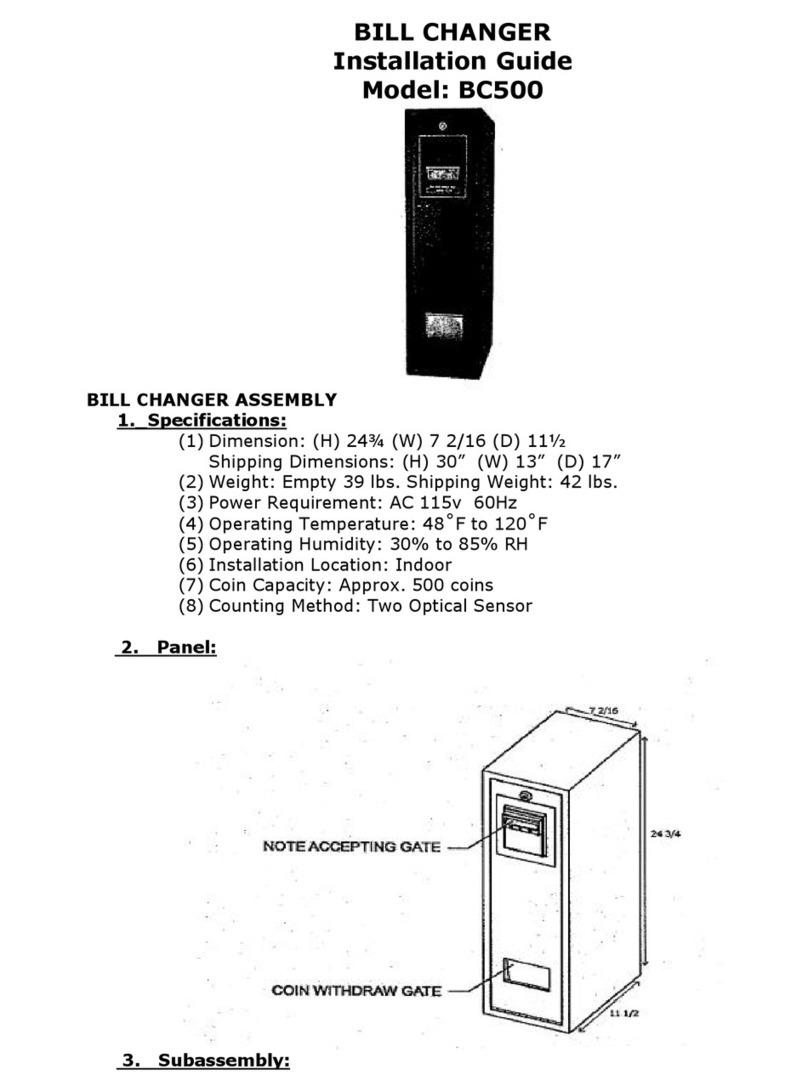 VendNet BC500 installation guide