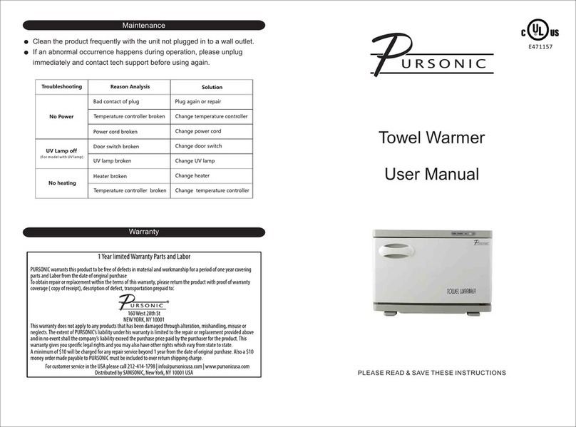 Pursonic TW100 User manual