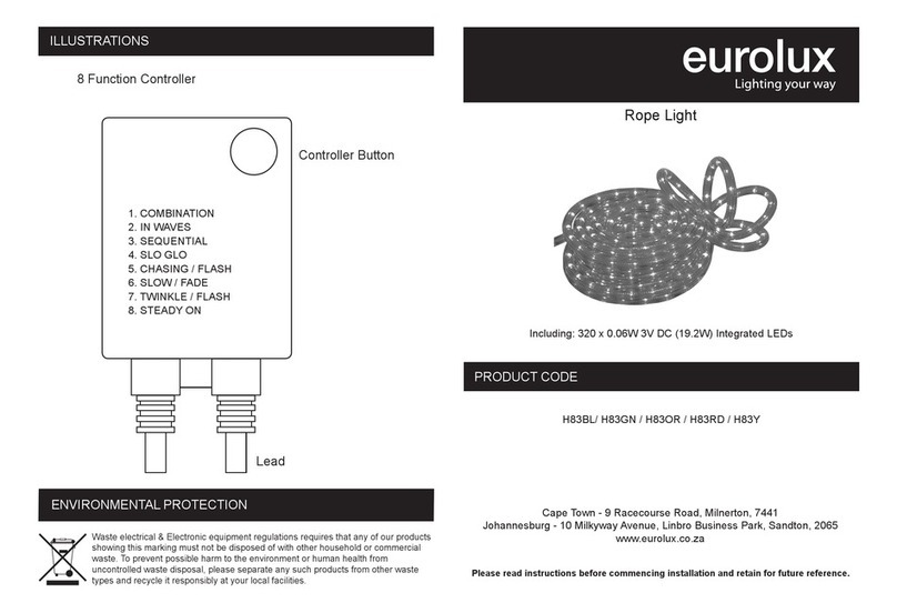 Eurolux H83BL quick start guide