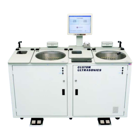 CUSTOM ULTRASONICS 83 Plus System 2 Service manual