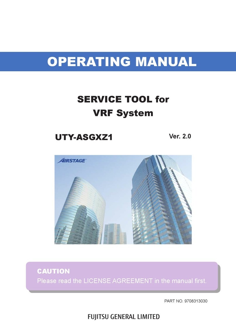 Fujitsu AIRSTAGE UTY-ASGXZ1 User manual