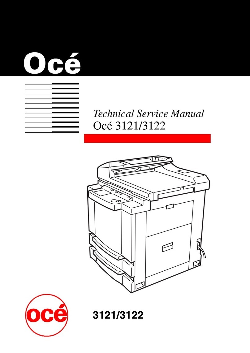 Oce 3121 Operating manual