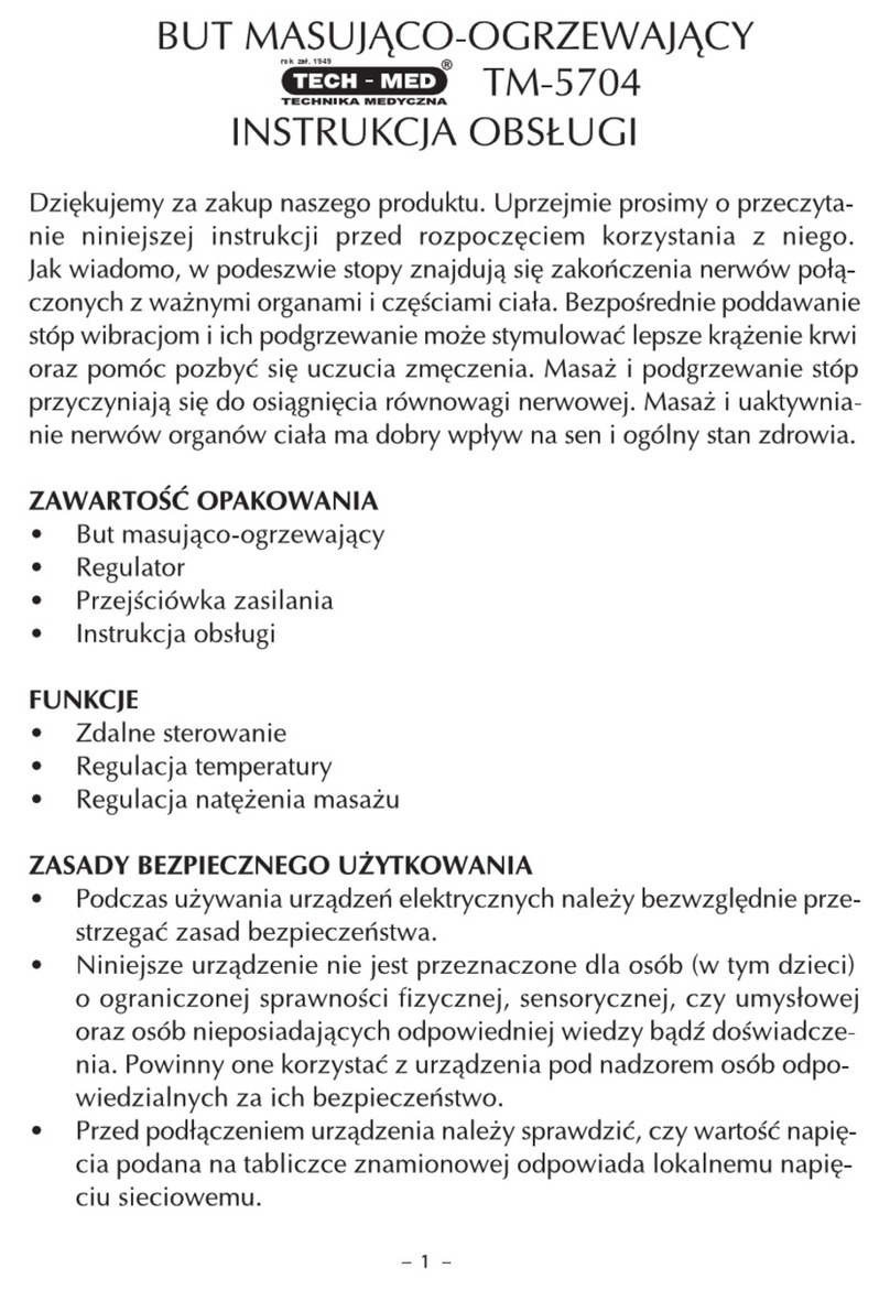 Techmed TM-5704 user manual Techmed TM-5704 user manual