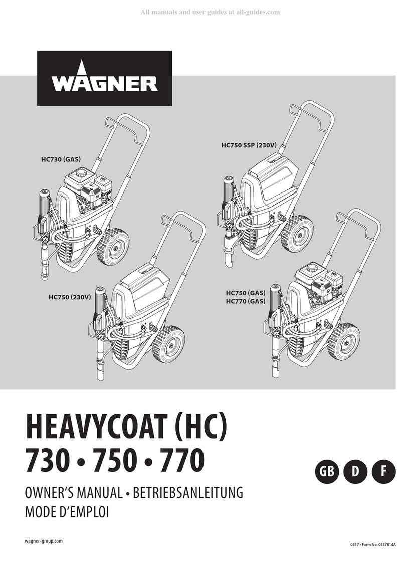 WAGNER HEAVYCOAT HC730 GAS User manual