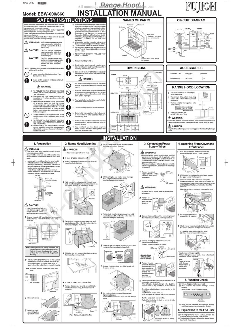 Fujioh EBW-600 User manual Fujioh EBW-600 User manual