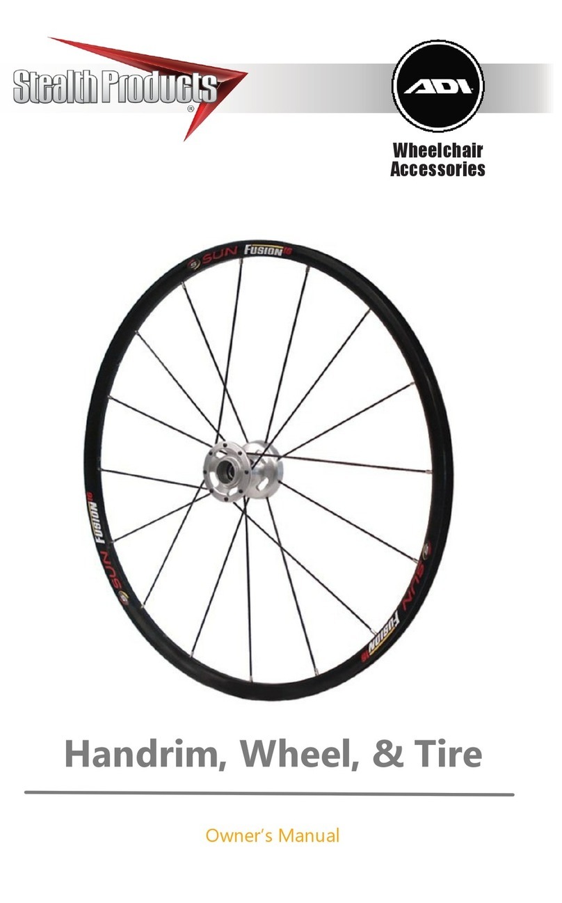ADI Stealth Products Handrim owner's manual