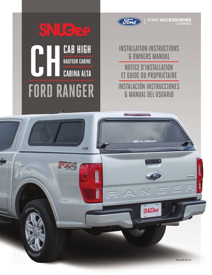 SNUG TOP CH Installation instructions & owner's manual