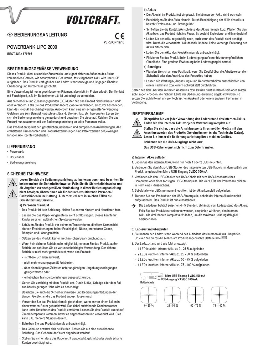 VOLTCRAFT 679795 User manual