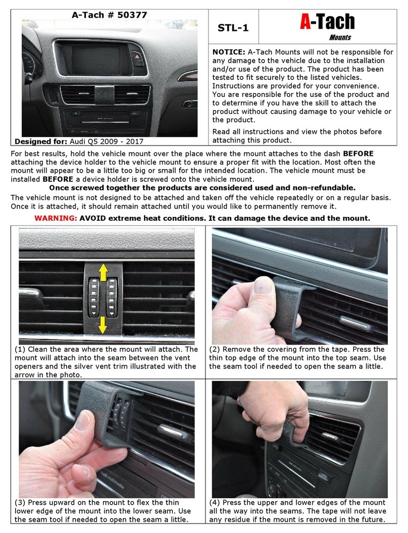 A-Tach Mounts STL-1 User manual