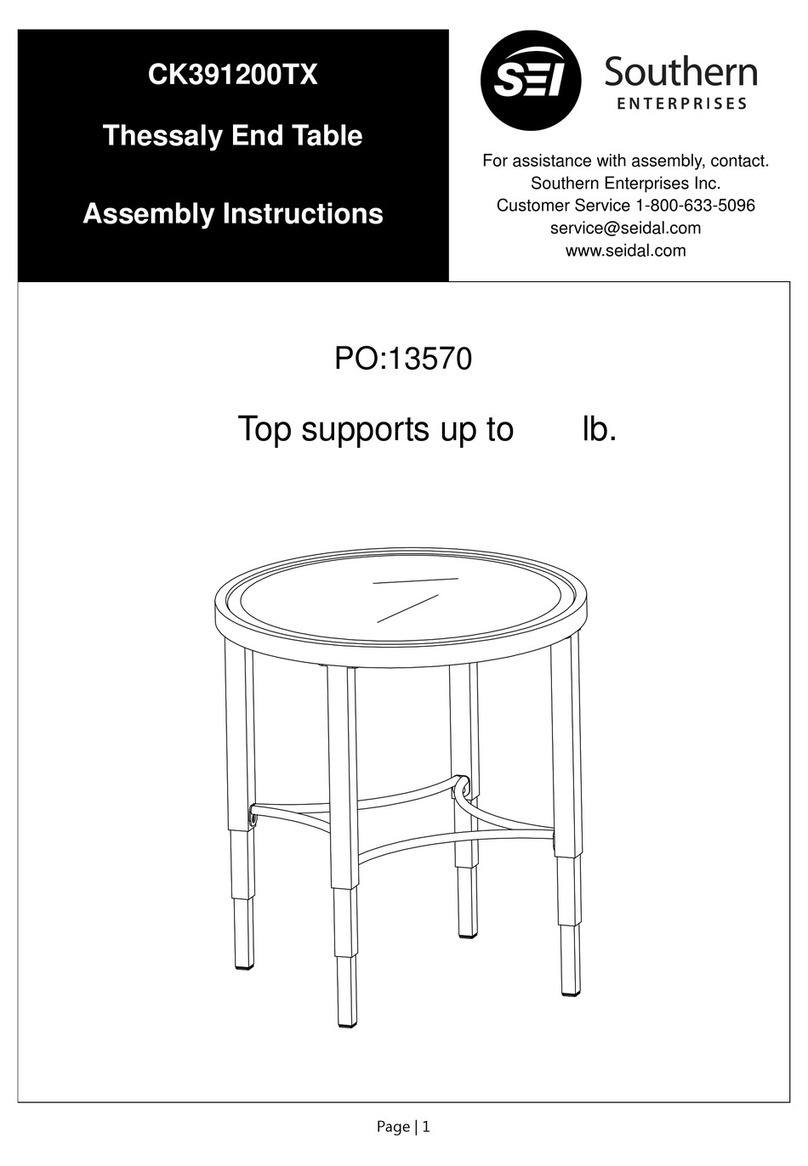 SEI Thessaly CK391200TX Assembly instructions