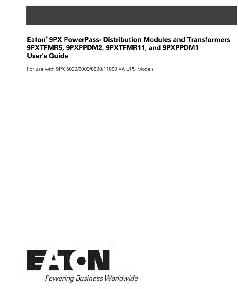 Eaton PowerPass 9PXTFMR5 User manual