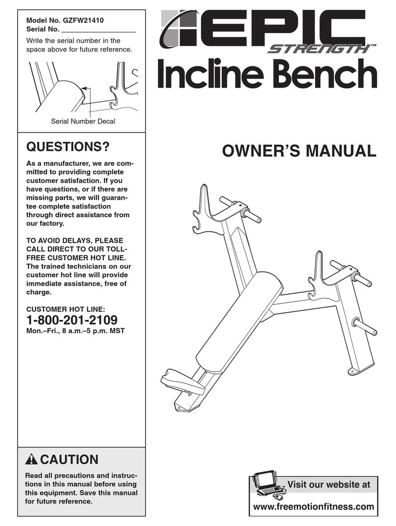 EPIC STRENGTH GZFW21410 owner's manual