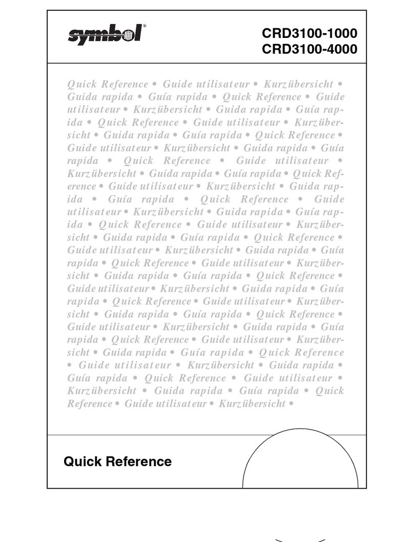 Symbol CRD3100-1000 User manual