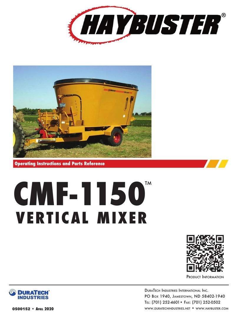 DuraTech Industries HAYBUSTER CMF-1150 Operating Instructions and Parts Reference