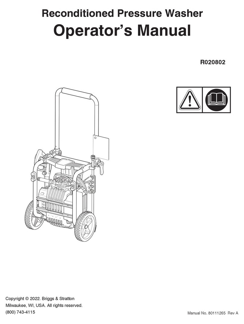 Briggs & Stratton R020802 Operator's manual