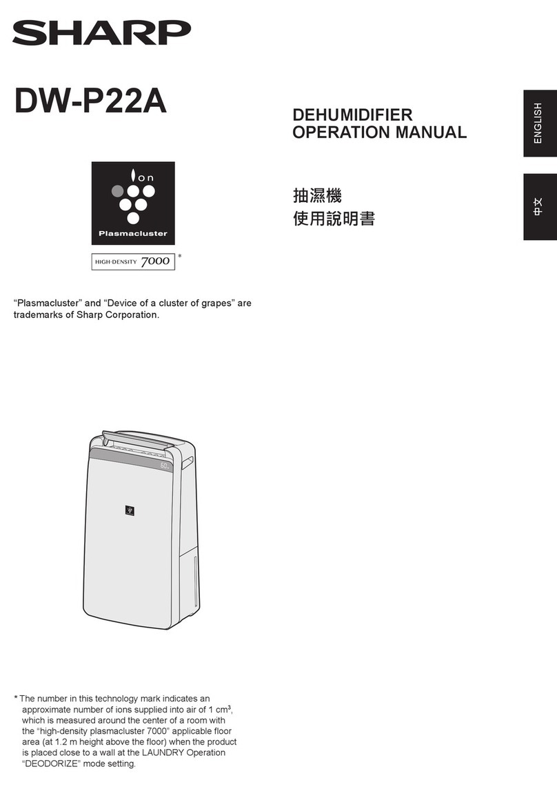 Sharp DW-P22A Operation manual