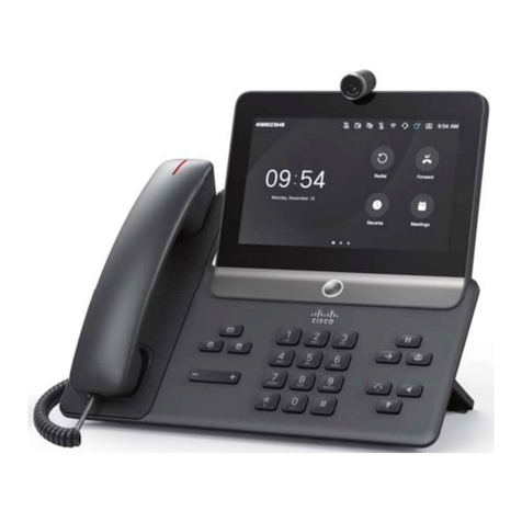Cisco 8875 Operator's manual