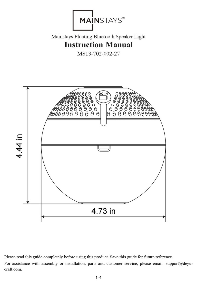 Mainstays MS13-702-002-27 instruction manual
