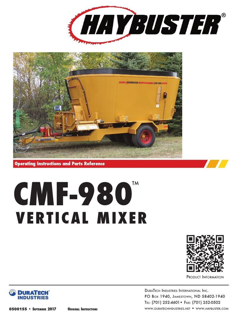 DuraTech Industries HAYBUSTER CMF-980 Operating Instructions and Parts Reference DuraTech Industries HAYBUSTER CMF-980 Operating Instructions and Parts Reference