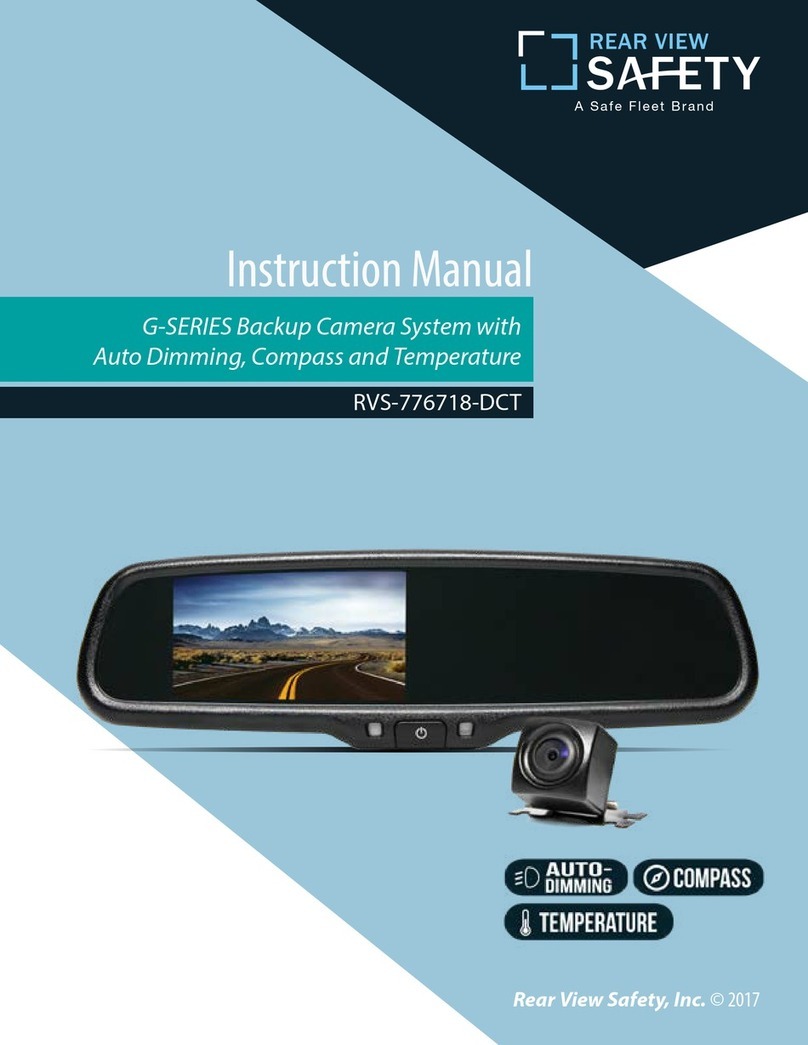 Safe Fleet Rear View Safety G Series User manual