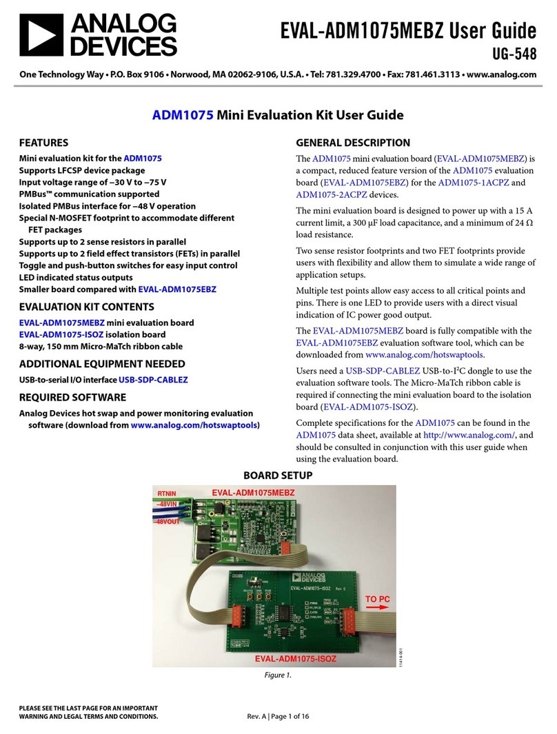 Analog Devices EVAL-ADM1075MEBZ User manual