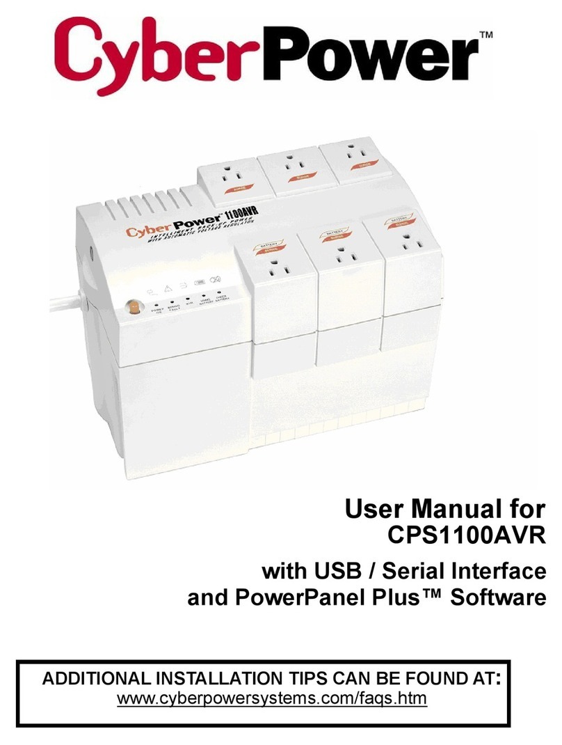 CyberPower CPS1100AVR user manual