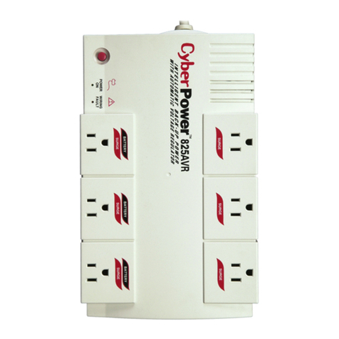 CyberPower CPS825AVR user manual
