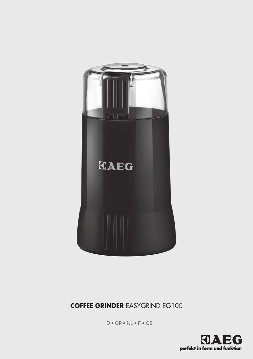 AEG EASYGRIND EG100 Instruction book