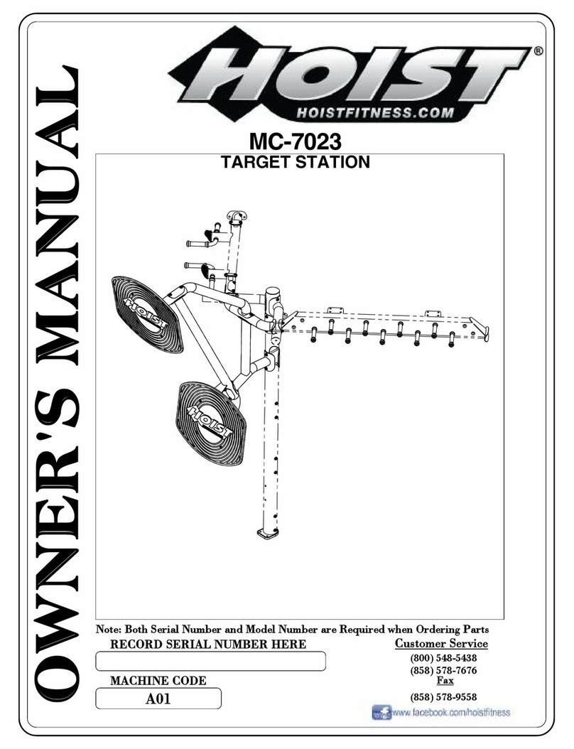 Hoist Fitness MC-7023 owner's manual