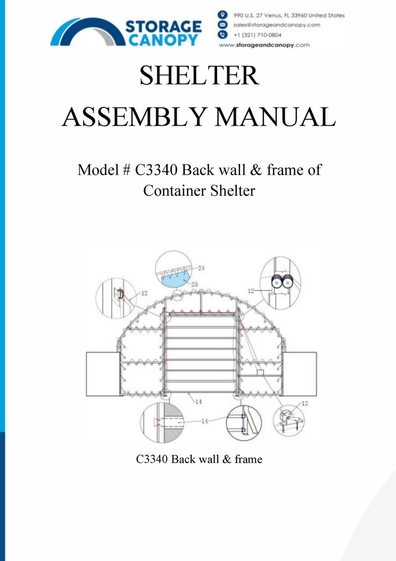 Storage Canopy C3340 User manual Storage Canopy C3340 User manual