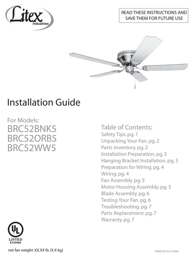 Litex Industries BRC52BNK5 User manual