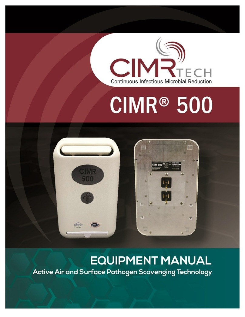 CIMR 500 Equipment manual