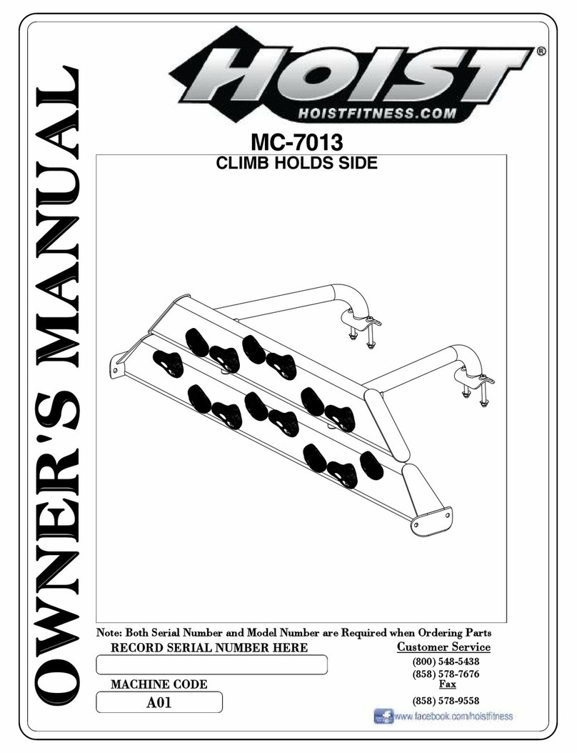 Hoist Fitness MC-7013 owner's manual