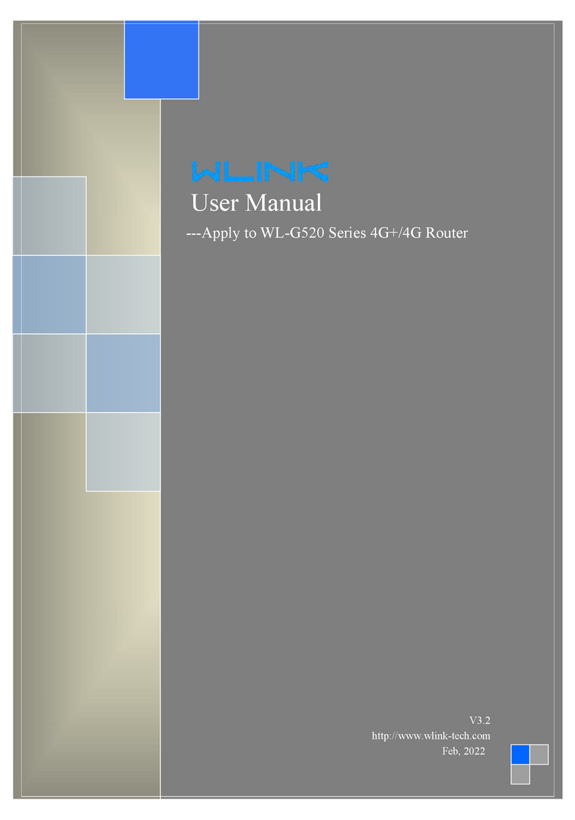 W-Link WL-G520 Series User manual W-Link WL-G520 Series User manual