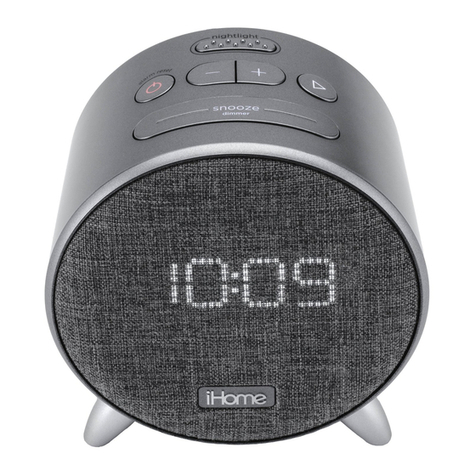 iHome POWERCLOCK iBT235 user manual
