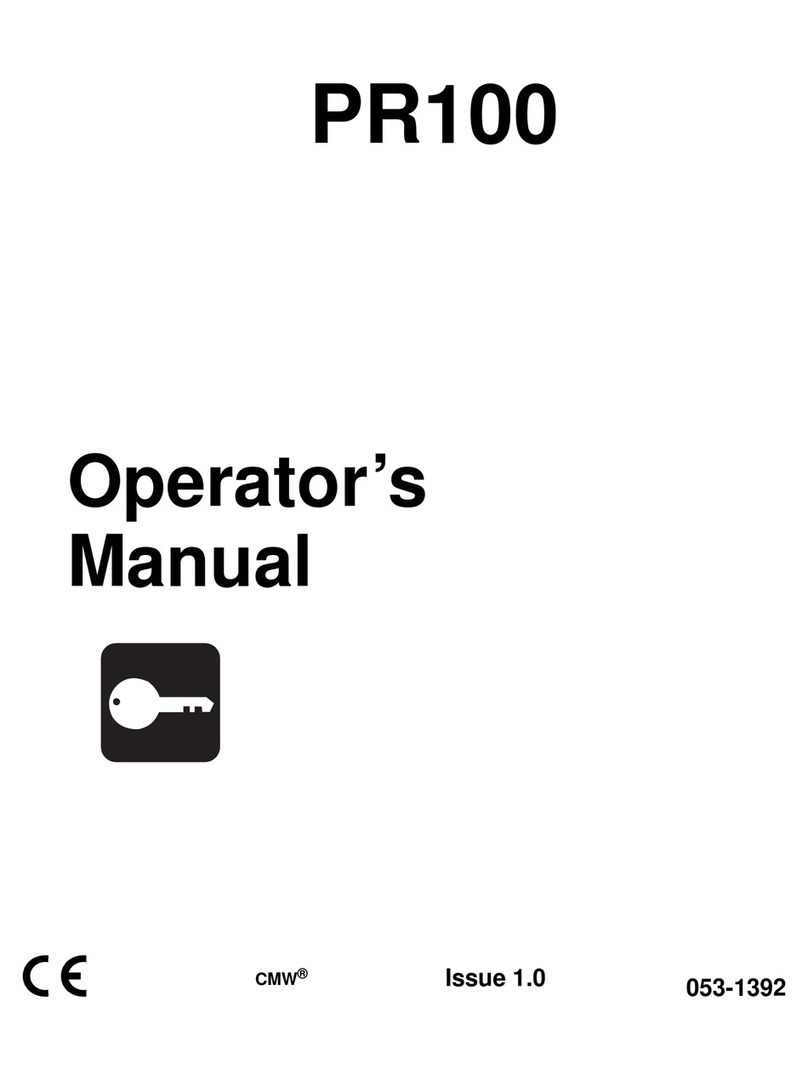 Ditch Witch PR100 Operator's manual
