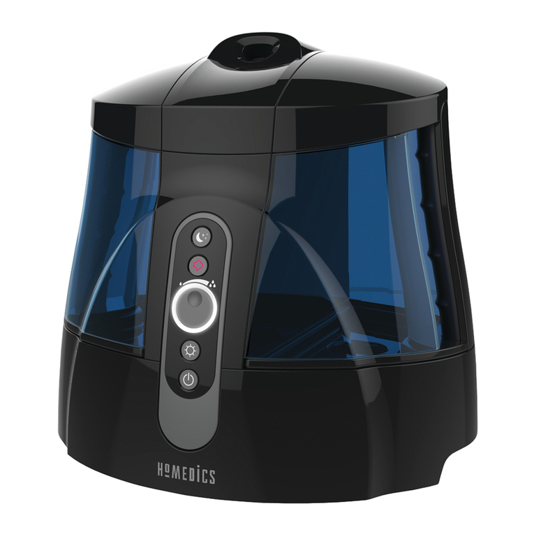 HoMedics TotalComfort Humidifier Plus user manual HoMedics TotalComfort Humidifier Plus user manual