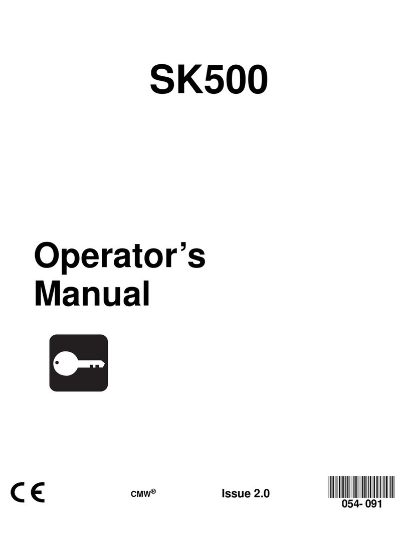 Ditch Witch SK500 Operator's manual