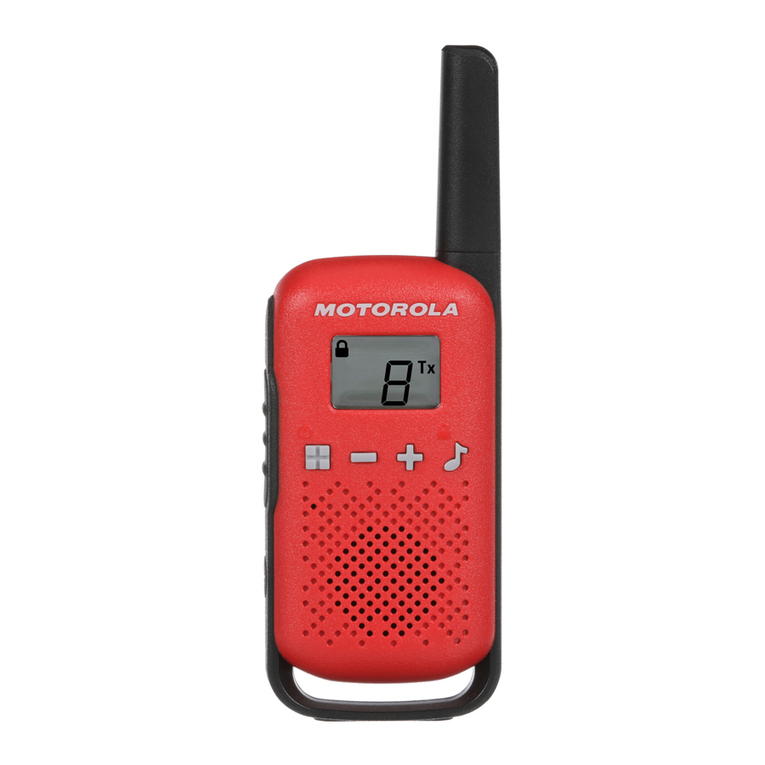Motorola solutions Talkabout T42 User manual
