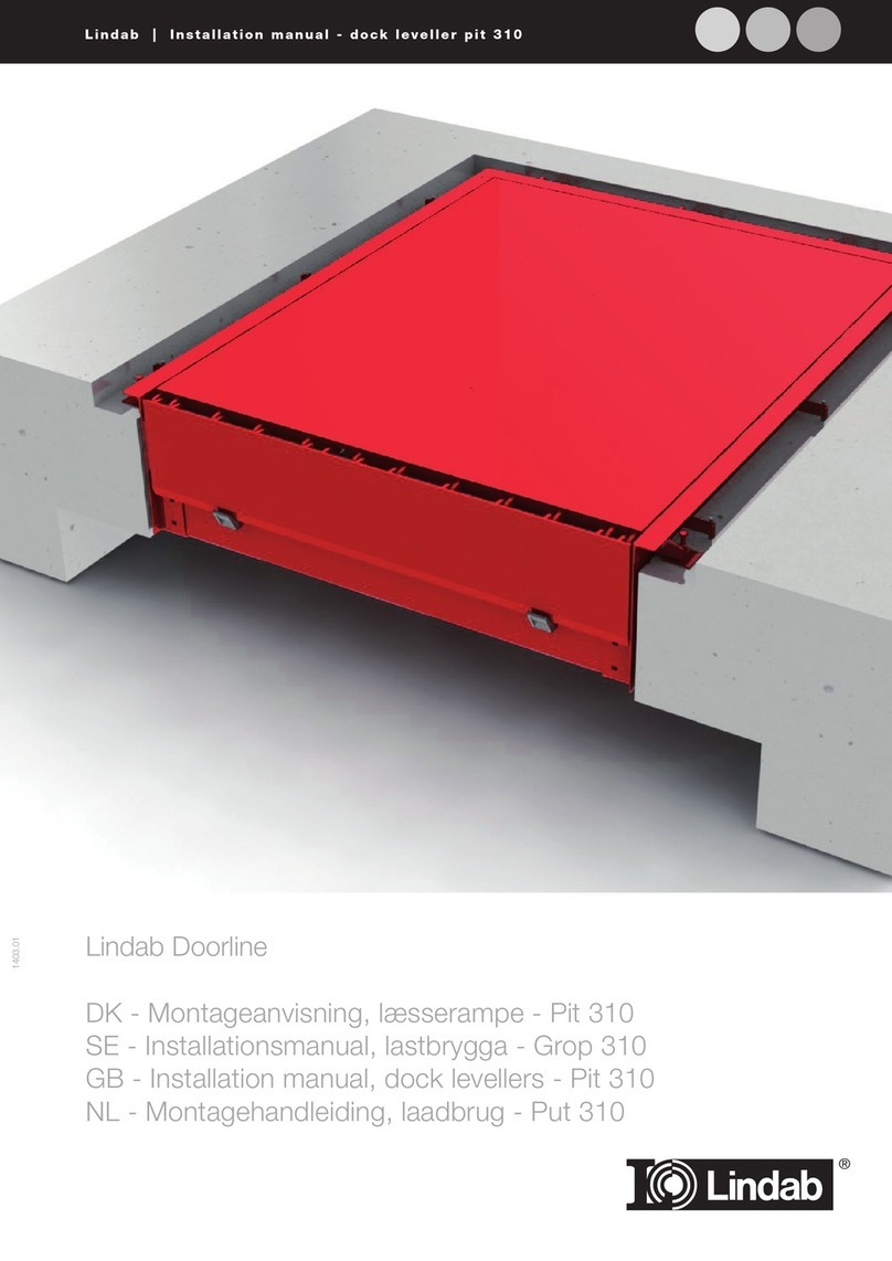 Lindab Doorline Pit 310 installation manual