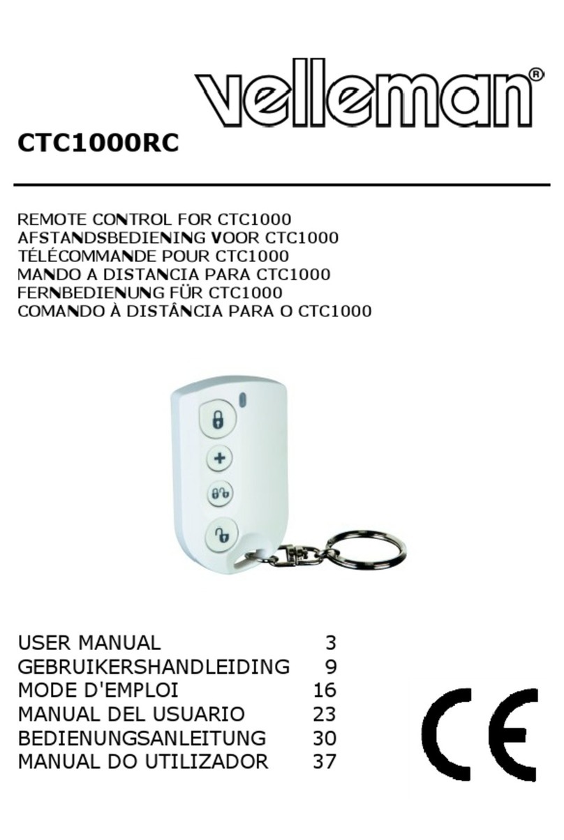 Velleman CTC1000RC User manual